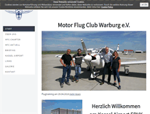 Tablet Screenshot of mfc-warburg.de